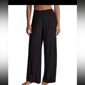 Ralph Lauren beach cover up swim cover up pants size l large black